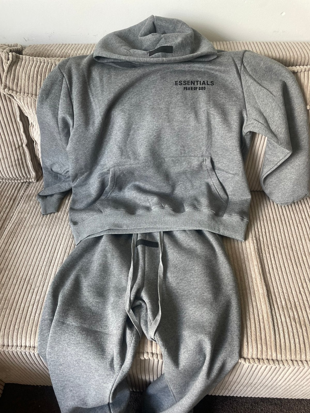 Essentials pak- Maat M -Grijs, Verzenden, Nieuw, Maat 48/50 (M)
