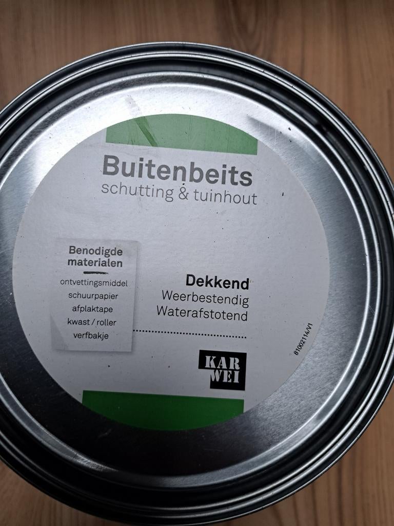 Karwei Buitenbeits Schutting & Tuinhout Dekkend Donkerbruin, Ophalen of Verzenden