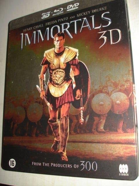 Immortals 3D- Henry Cavill, Mickey Rourke- 2-BLU RAY + DVD-, Cd's en Dvd's, Blu-ray, Verzenden, Zo goed als nieuw, Actie, Boxset