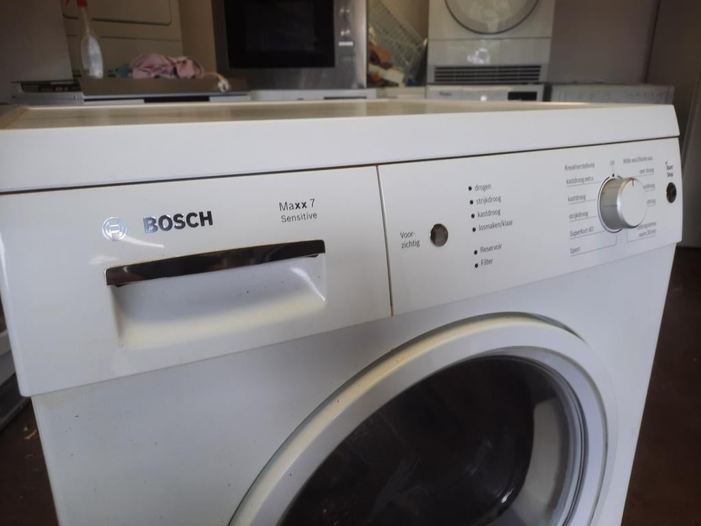 Mooie Bosch 7kg condensdroger. Stil+Wit. Gar+Bez., Ophalen, 6 tot 8 kg, Zo goed als nieuw, 85 tot 90 cm