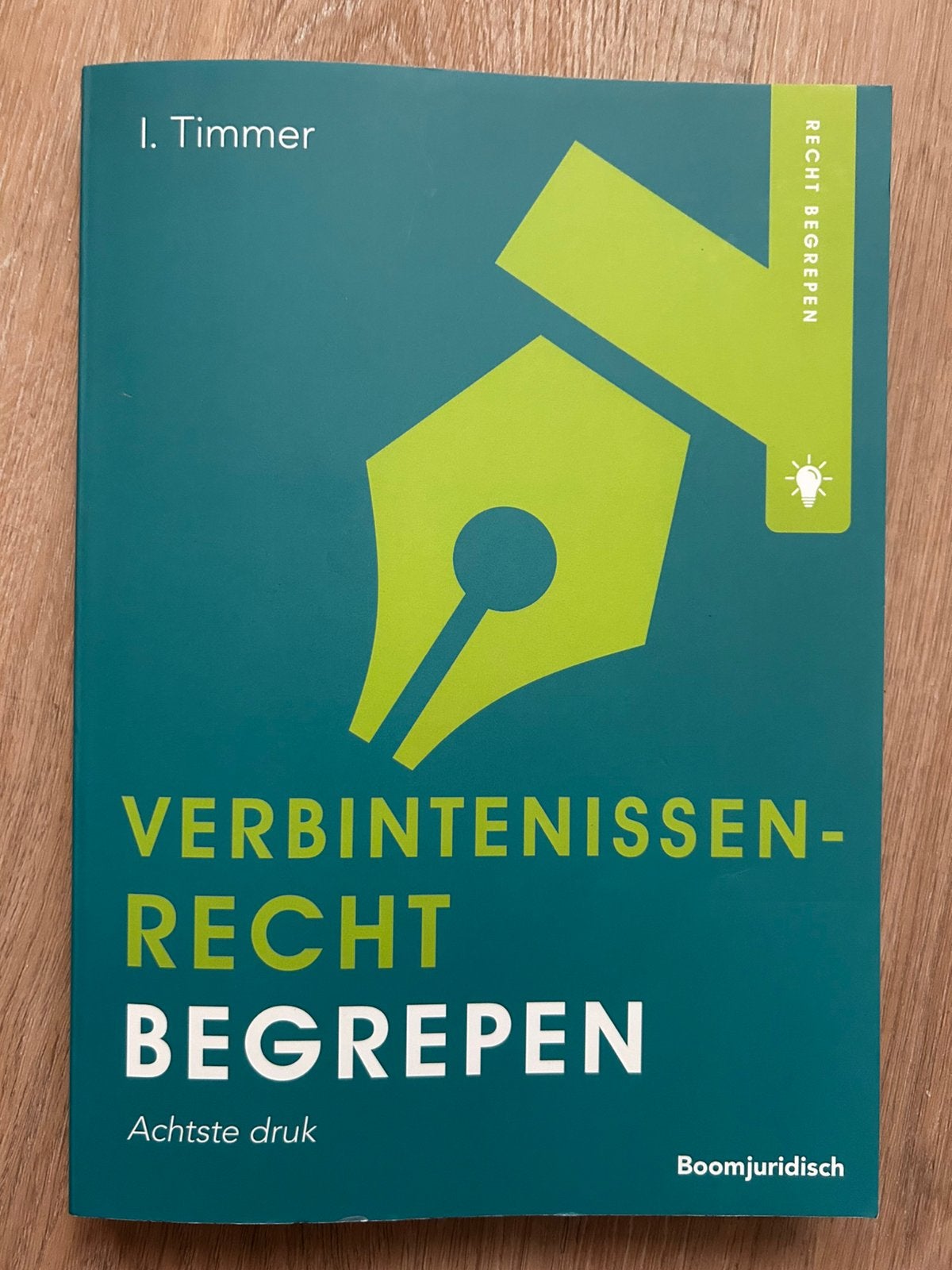 I. Timmer - Verbintenissenrecht begrepen, Sociale wetenschap, Ophalen of Verzenden, Zo goed als nieuw, I. Timmer