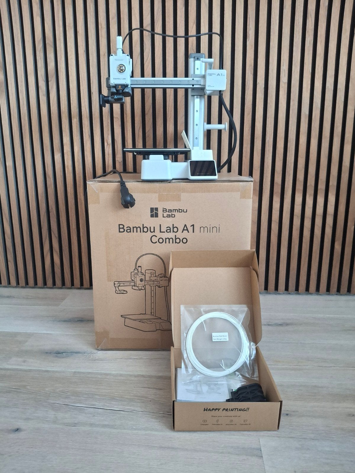 Bambu Lab A1 mini 3D-printer - Zo goed als nieuw, Ophalen, Ingebouwde Wi-Fi, Zo goed als nieuw, Filament