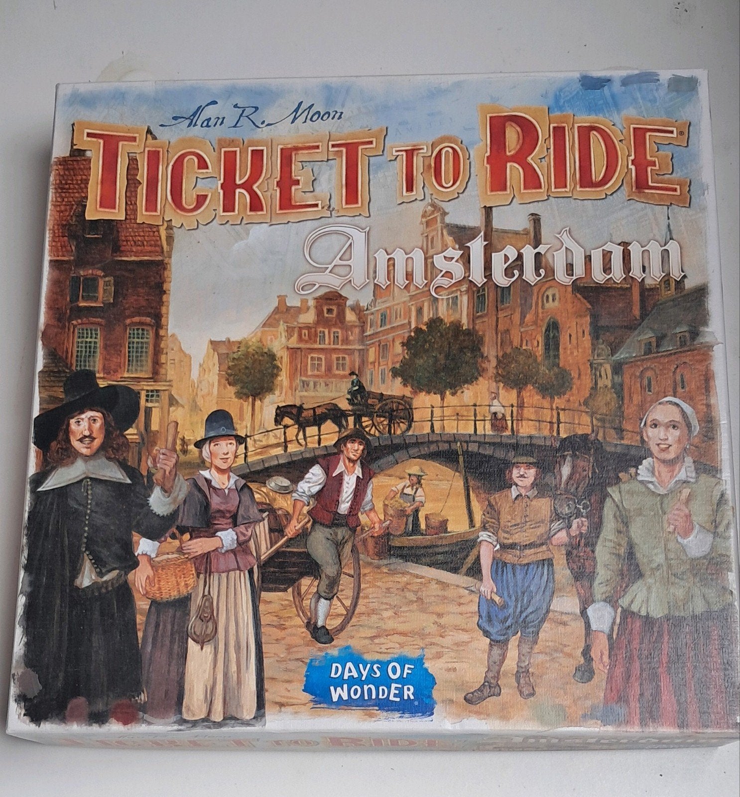 Ticket to Ride Amsterdam - Bordspel, Hobby en Vrije tijd, Gezelschapsspellen | Bordspellen, Days of Wonder, Ophalen of Verzenden