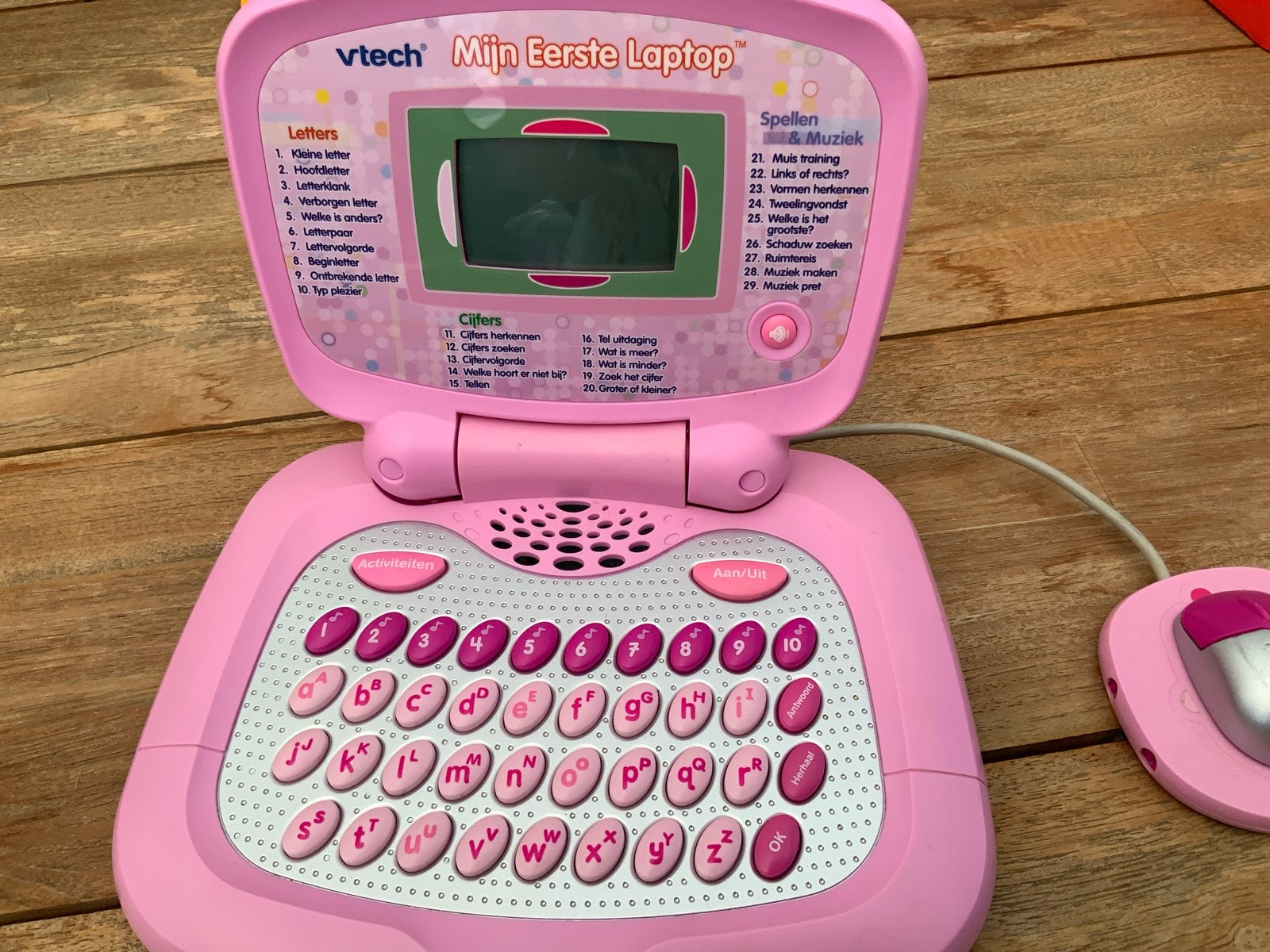 VTech Mijn Eerste Laptop - Roze Educatieve Computer, Kinderen en Baby's, Speelgoed | Vtech, Gebruikt, 2 tot 4 jaar, Ophalen of Verzenden