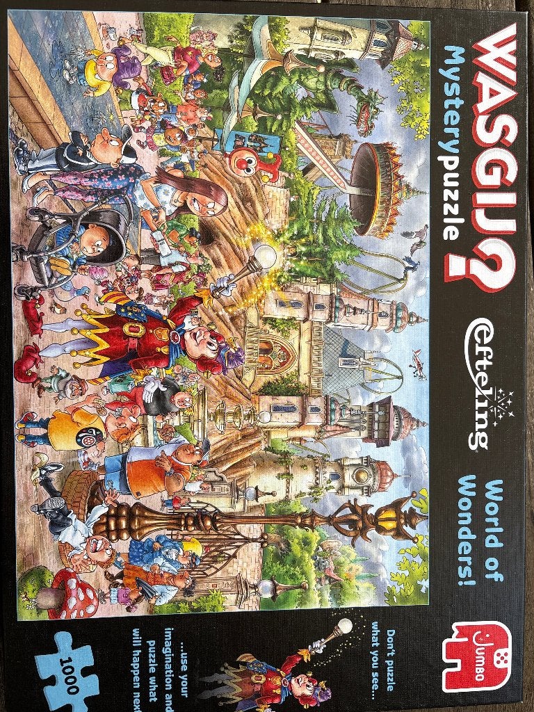 Wasgij-Efteling, Ophalen, 500 t/m 1500 stukjes, Zo goed als nieuw, Legpuzzel