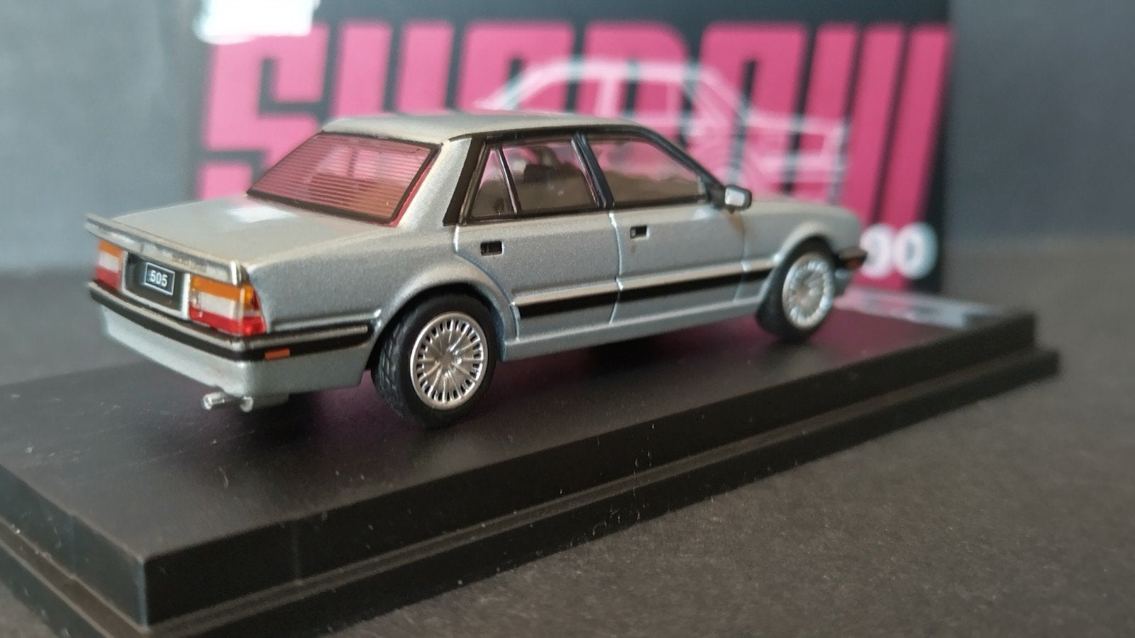 Peugeot 505 Berline Silver 1:64 Shadow Pol, Auto, Verzenden, ., Nieuw