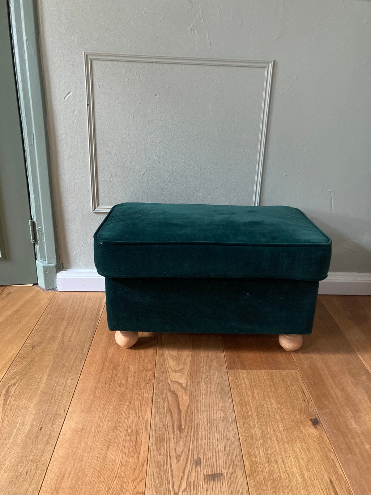 Ikea poef strandmon, Ophalen, Gebruikt, Minder dan 50 cm, Stof
