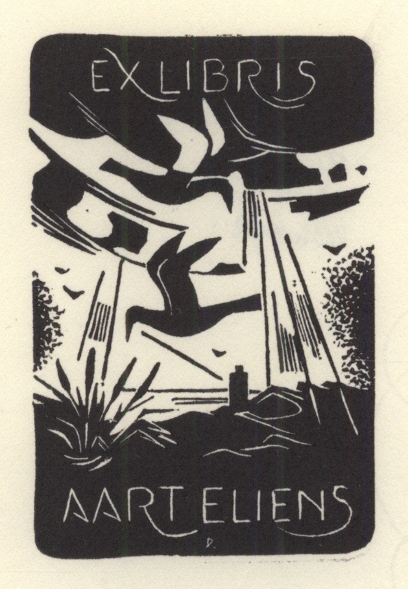 0068 Ex Libris Nederland : Jan Deodatus, 1976, Verzenden, Ex libris