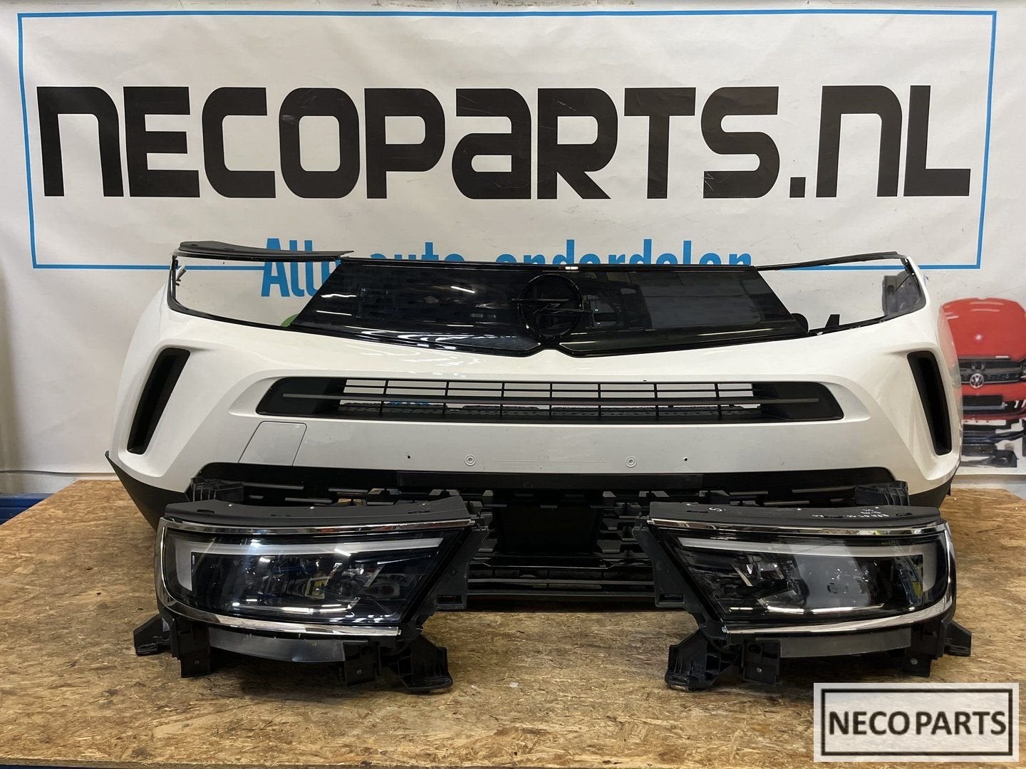 OPEL MOKKA VOORBUMPER KOPLAMPEN COMPLEET, Auto-onderdelen, Gebruikt, -, -, Opel