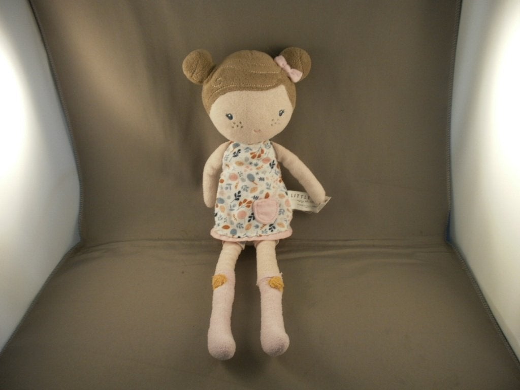 Little Dutch popje Rosa 35 cm gebloemd jurkje en 2 knotjes, Kinderen en Baby's, Speelgoed | Knuffels en Pluche, Little Dutch, Overige typen