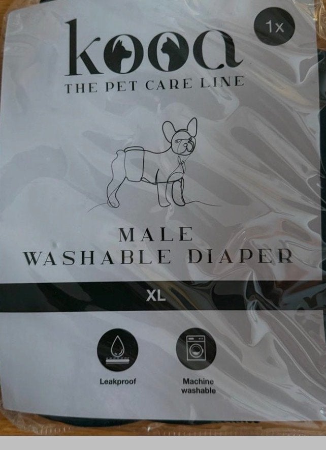 Uitwasbare honden luier reu maat xl (nieuw), Dieren en Toebehoren, Ophalen, Nieuw