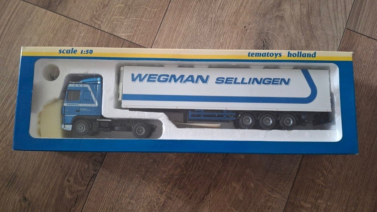 Tematoys Wegman Sellingen Vrachtwagen 1:50 Nieuw in Doos, Ophalen of Verzenden, Nieuw, Bus of Vrachtwagen, Overige merken