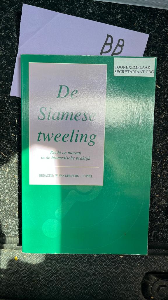 De Siamese tweeling: Recht en moraal in de biomedische prakt, Boeken, Ophalen of Verzenden, Zo goed als nieuw, Overige onderwerpen