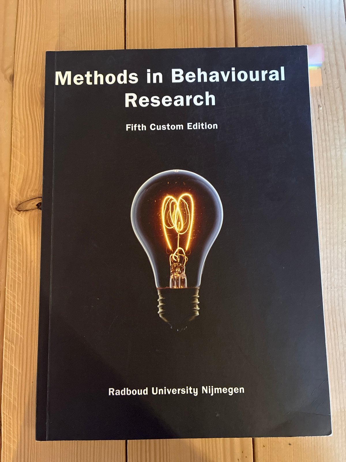 Methods in Behavioural Research - 5e editie Radboud Universi, Ophalen of Verzenden, Gamma, Gelezen, WO