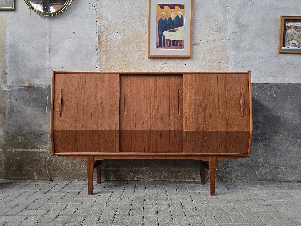Deens Design Dressoir | Jaren 60 70 Teak Kast Sideboard DM3