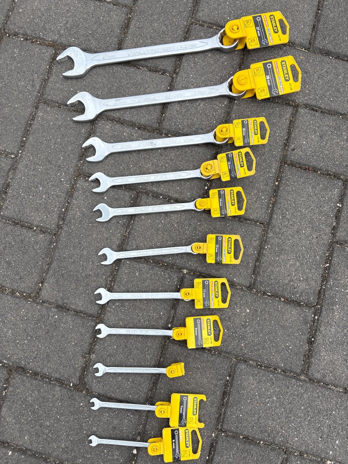 Stanley Sleutelset - Diverse Maten (Nieuw), Doe-het-zelf en Verbouw, Gereedschap | Handgereedschap, Ophalen, Nieuw, Sleutel/ratel