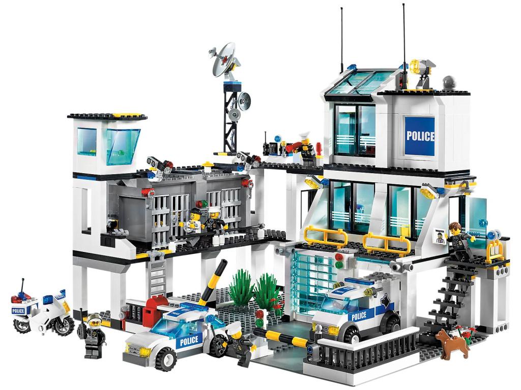 LEGO City Politiebureau 7744 - voordebouwers, City, Ophalen of Verzenden, Zo goed als nieuw, LEGO.com/contact
