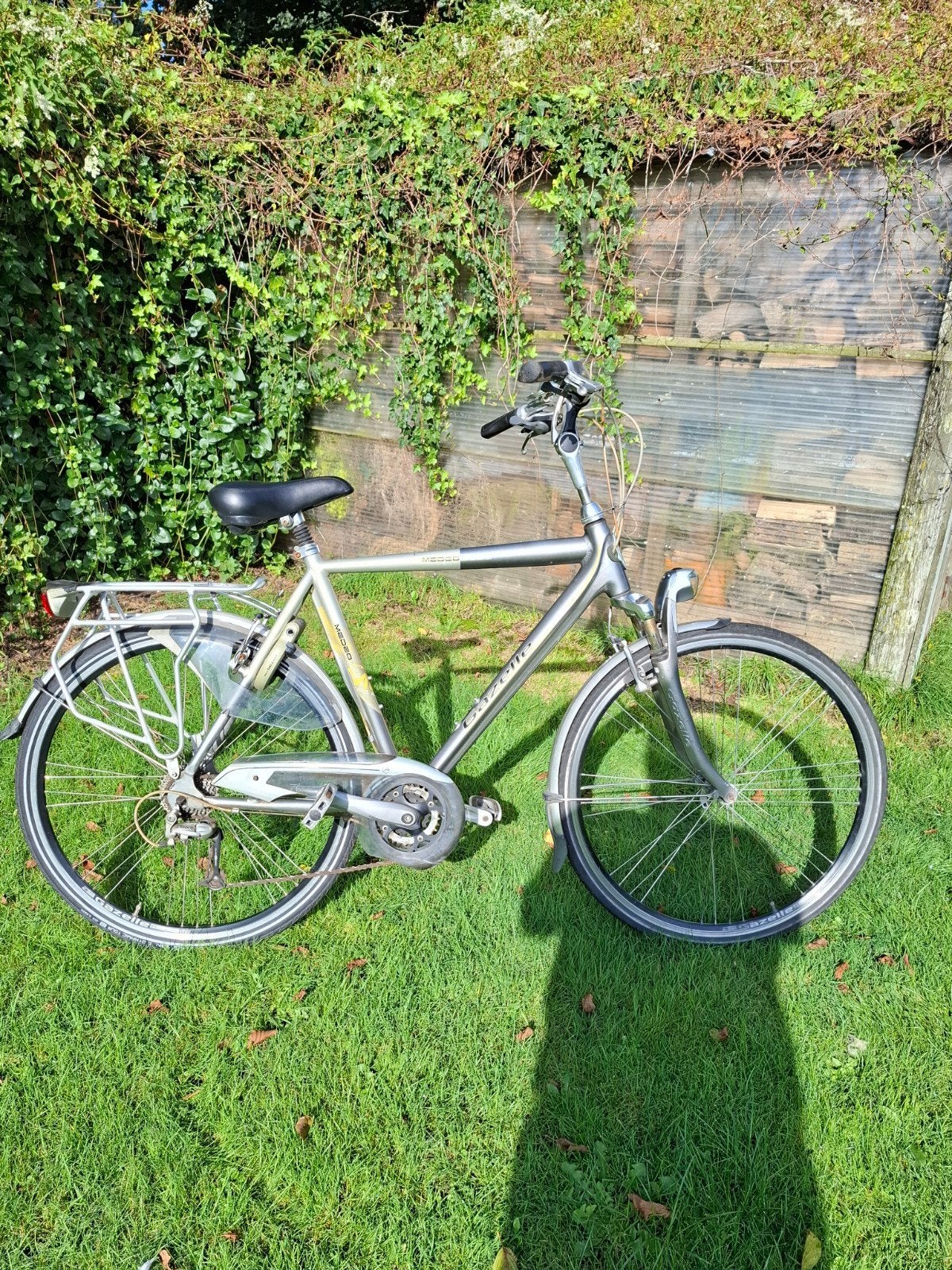 gazelle herenfiets 28 inch, Ophalen, Gebruikt, Versnellingen, 57 tot 61 cm