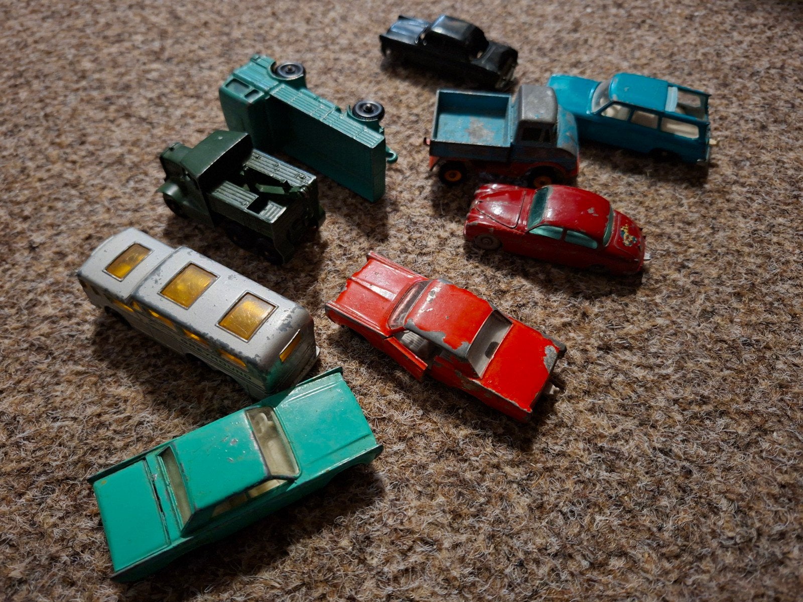 Vintage Matchbox Lesney Speelgoedauto's - Diverse Modellen, Ophalen of Verzenden, Gebruikt