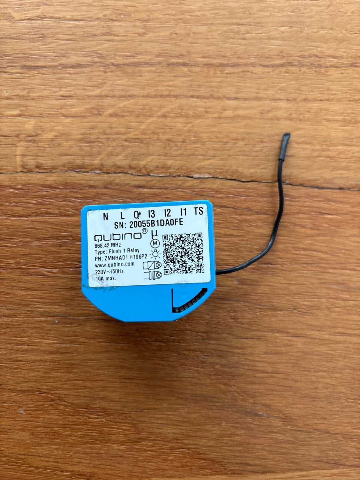 Qubino Flush 1 Relais ZMNHAD1 - Z-Wave Smart Home Module, Doe-het-zelf en Verbouw, Ophalen of Verzenden, Zo goed als nieuw, Overige merken