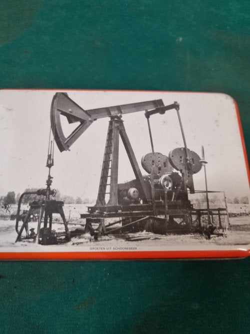 blik banketbakkerij schoonbeek vintage, Ophalen of Verzenden