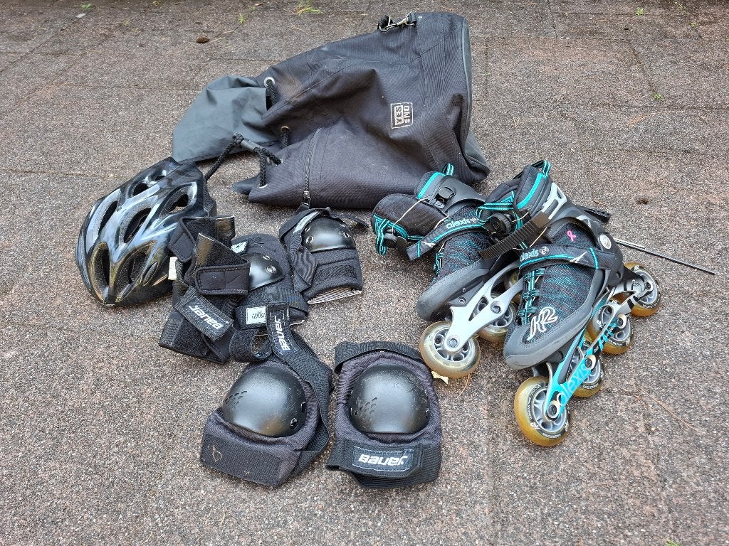 K2 Alexis 84 Boa Inline Skates Dames Maat 37 met Bescherming, Ophalen, K2, Gebruikt, Inline skates 4 wielen
