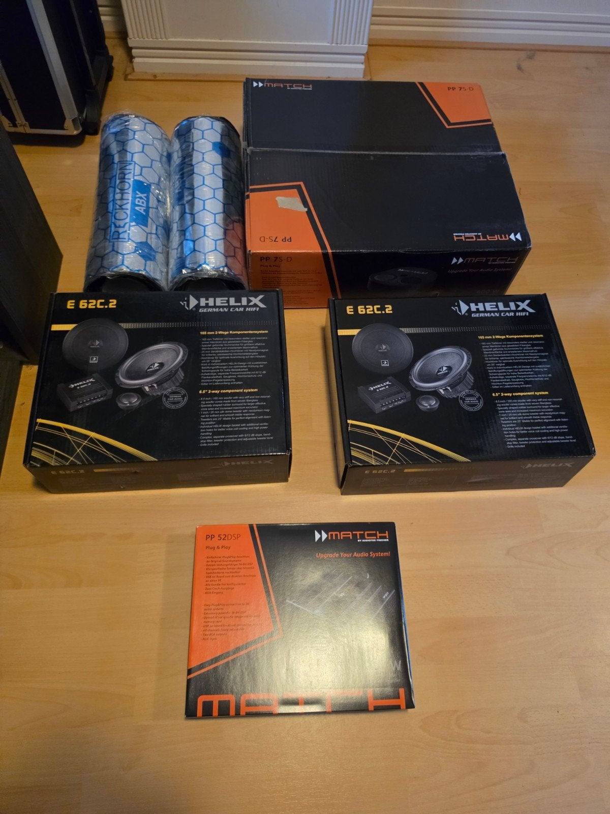Complete Car Audio Upgrade Set: Helix, Match, Reckhorn, Auto-onderdelen, Ophalen of Verzenden, Nieuw, Universele onderdelen