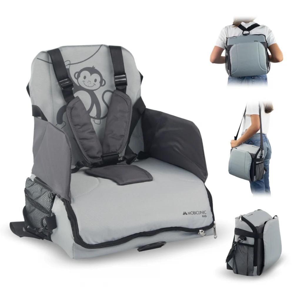 Foldable travel high chair booster seat + backpack, Ophalen, Zo goed als nieuw