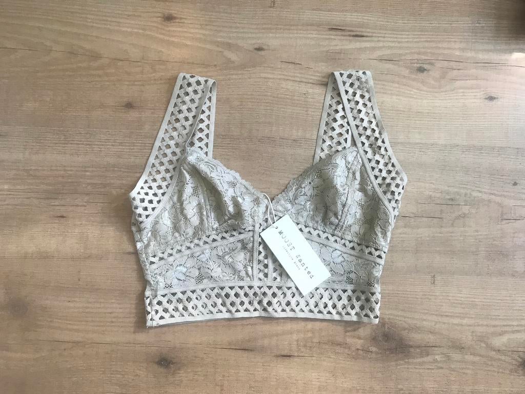 Moost wanted Indy bralette top M, Ophalen of Verzenden, Zo goed als nieuw, Beige, Zonder mouw