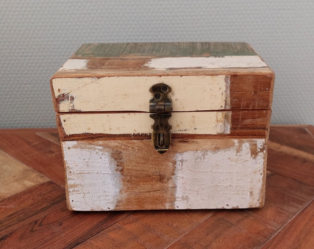 Raw Materials Scrapwood Opbergbox - klein model, Huis en Inrichting, Ophalen, Minder dan 50 cm, Minder dan 50 cm, Zo goed als nieuw