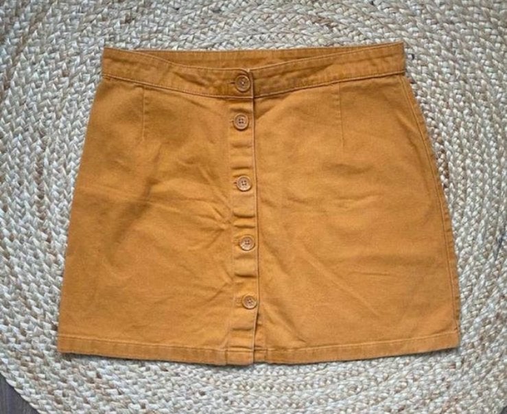 Rokje Monki maat 42 L, Kleding | Dames, Rokken, Geel, Maat 42/44 (L), Ophalen of Verzenden, Zo goed als nieuw