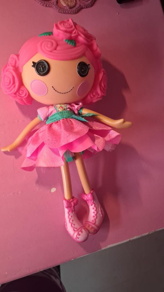 Lalaloopsy Pop Rosebud pop 30 cm met jurk en schoenen, Ophalen of Verzenden