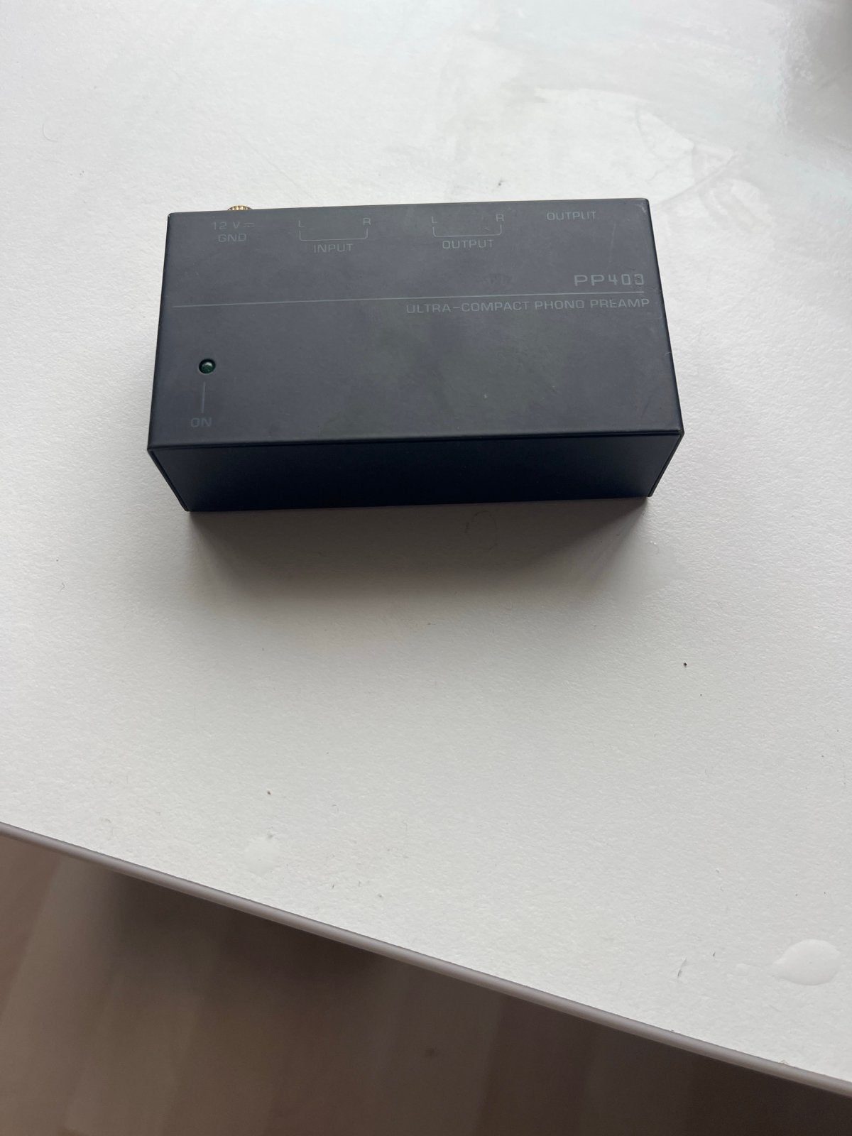 Behringer PP400 Ultra-Compact Phono Preamp, Ophalen, Zo goed als nieuw, Overige merken