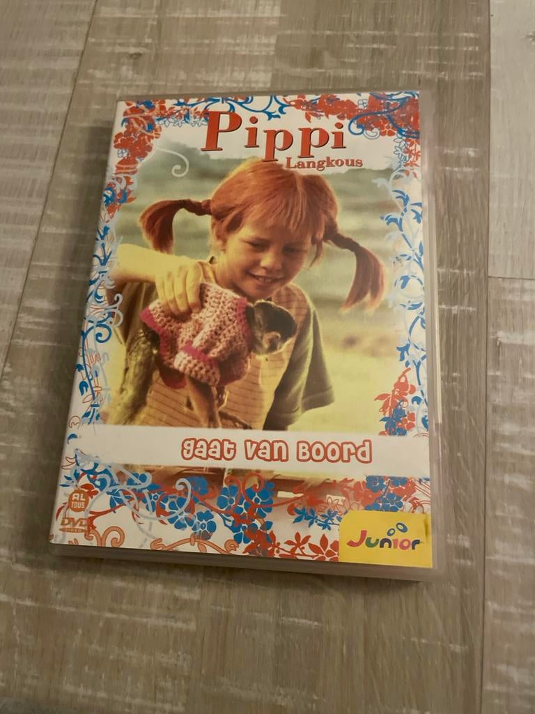 Pippi Langkous Gaat van Boord DVD, Avontuur, Gebruikt, Alle leeftijden, Ophalen of Verzenden