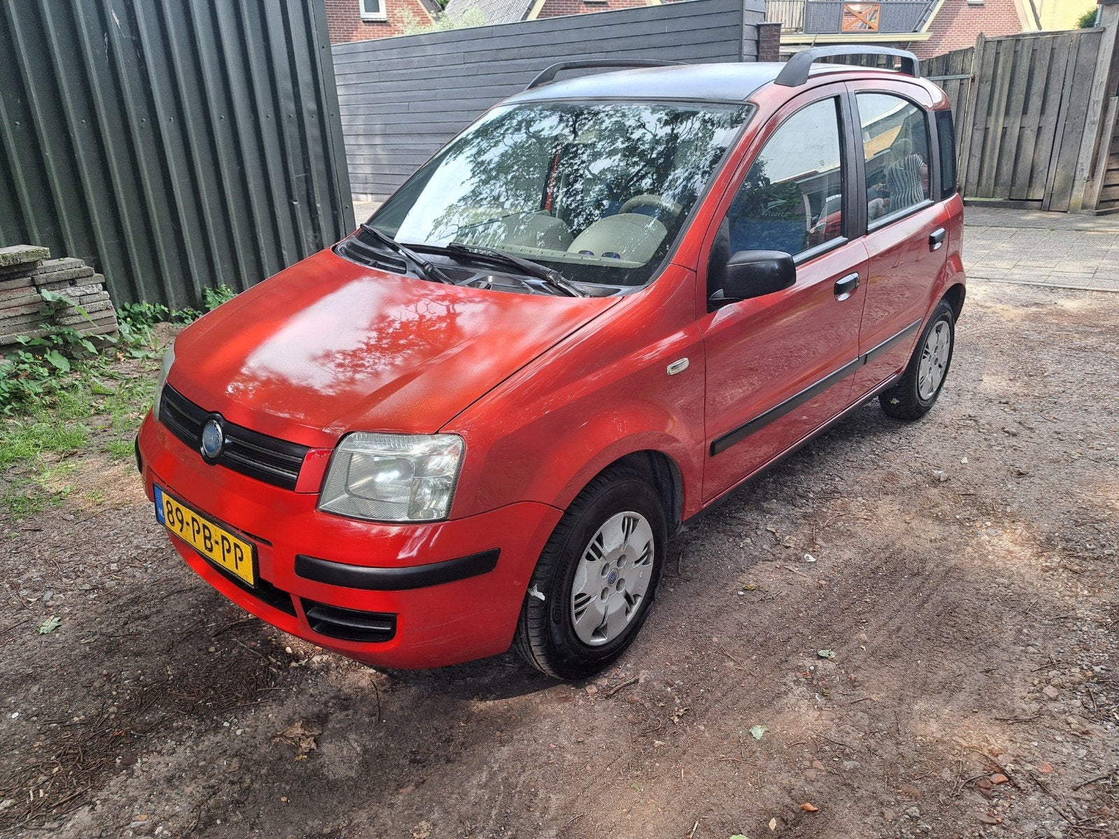 Fiat Panda 1.2 2004  nieuwe koppeling, Auto's, Fiat, Euro 5, Origineel Nederlands, Handgeschakeld, Grijs