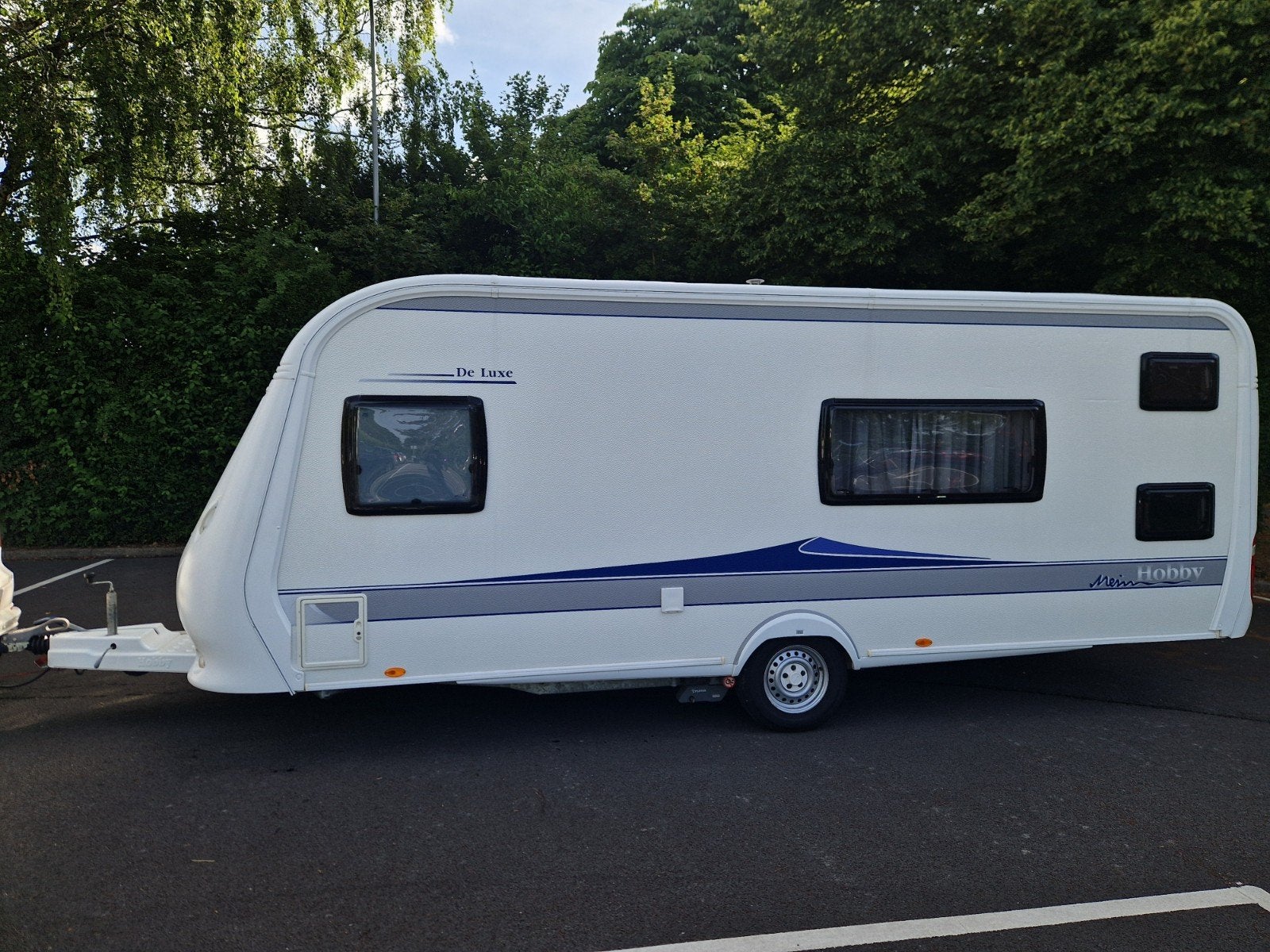 Hobby 540 KMFE 2010, mover, stapelbed, fransbed, Caravans en Kamperen, Caravans, Hobby, Treinzit, Particulier, Dwars-stapelbed