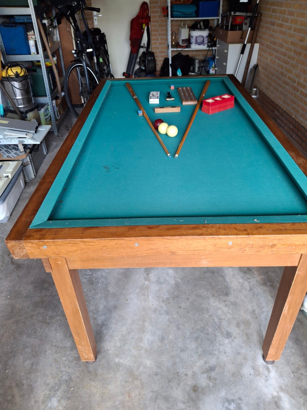Te Koop, Sport en Fitness, Biljarten en Poolen, Ophalen of Verzenden, Gebruikt, Biljarttafel