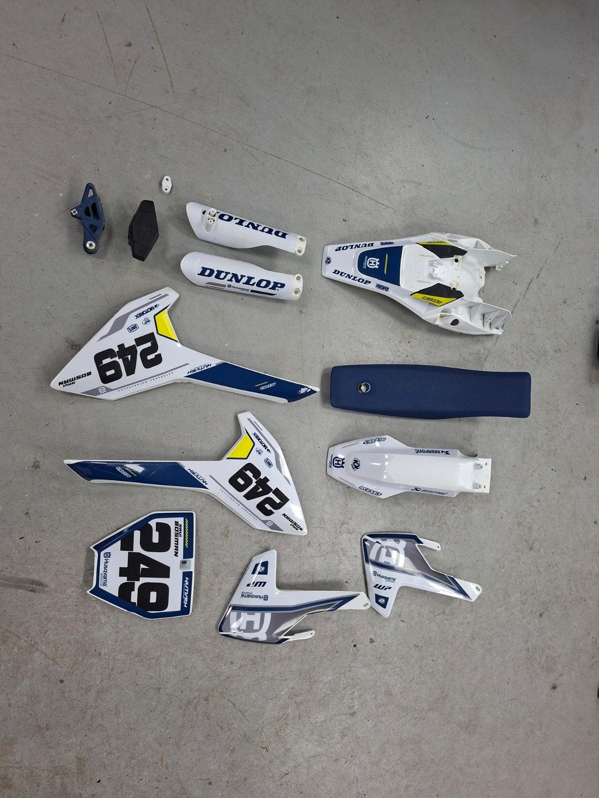 Kunststof set Husqvarna TC50 -  ( ktm sx50 gasgas mc50), Ophalen of Verzenden, Gebruikt
