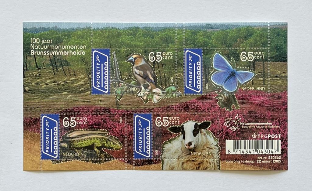 NL 2005 Postfris Vogel Vink Vlinder Schaap Zandhagedis, Verzenden, Na 1940, Postfris