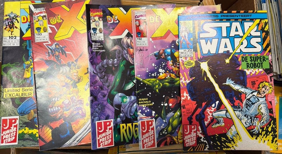 Diverse Marvel en Star Wars stripboeken - Junior Press, Meerdere stripboeken, Ophalen of Verzenden, Gelezen