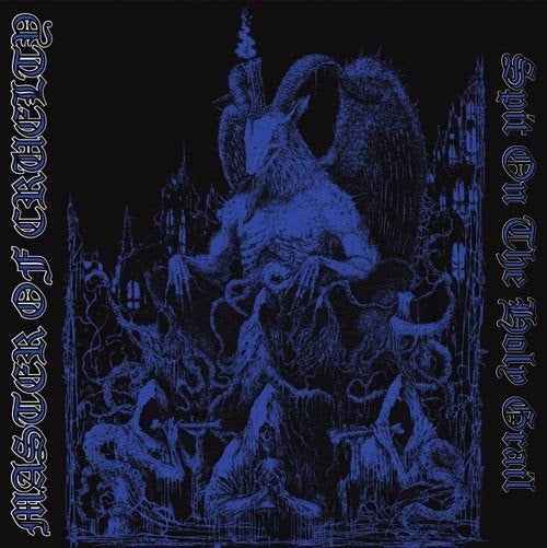MASTER OF CRUELTY - Spit On The Holy Grail LP, LP, Ophalen of Verzenden, Black metal, 12 inch