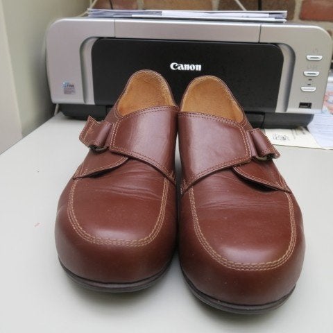 Stevige schoenen zuiver leder SL-line mt 39, Kleding | Dames, SL-line, Bruin, Zo goed als nieuw, Wandelschoenen