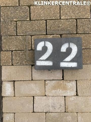 RESTPARTIJ 15m2 zandkleur gebruikte keiform betonklink 8 cm, Bij dit gebruikte product niet meer te achterhalen., Gebruikt, Verzenden