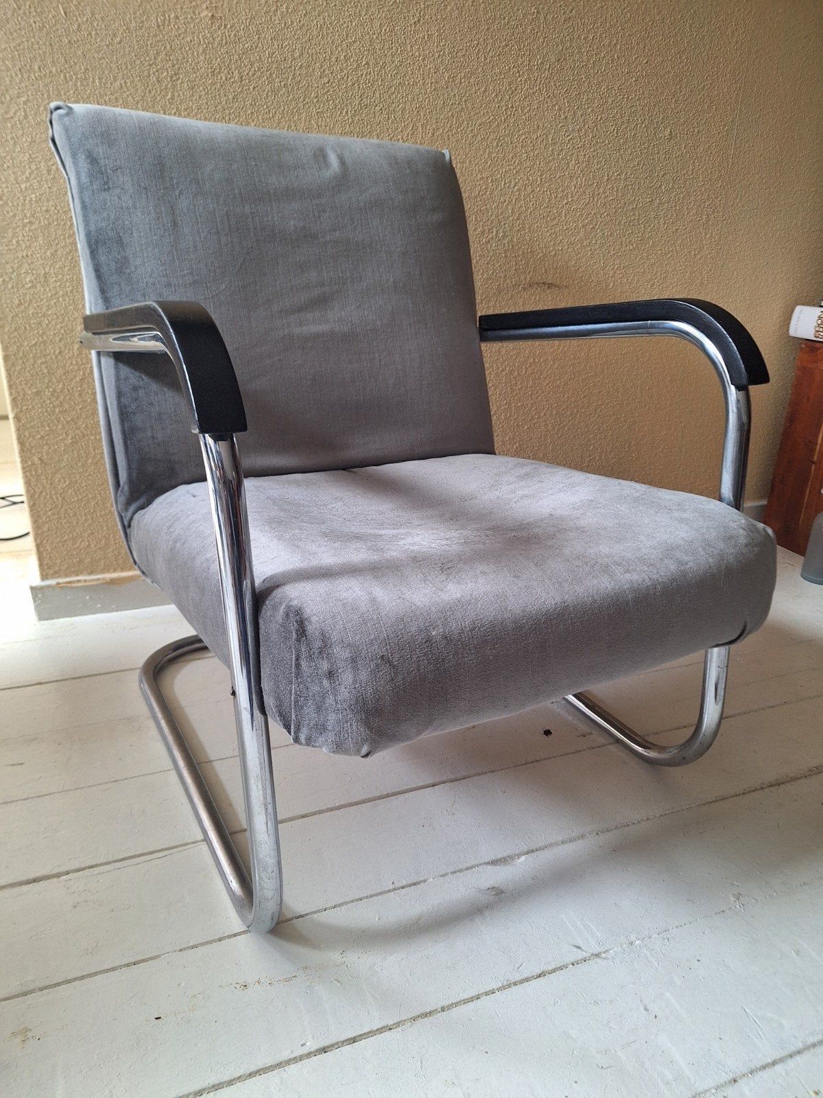 Originele jaren '30 Bauhaus stijl stoel - Zware kwaliteit, Antiek en Kunst, Antiek | Meubels | Stoelen en Banken, Ophalen