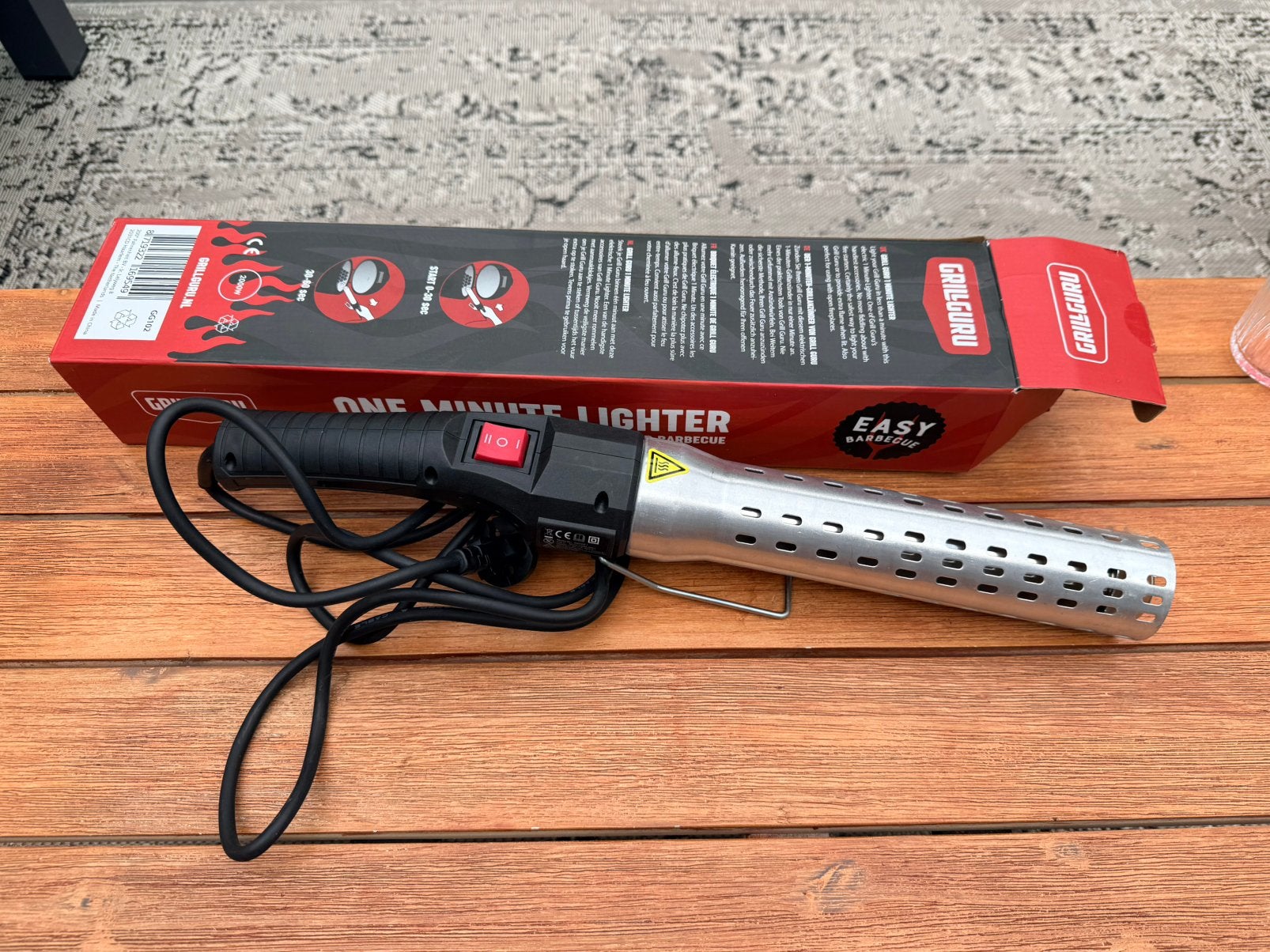 Grill guru one minute lighter, Ophalen of Verzenden, Zo goed als nieuw