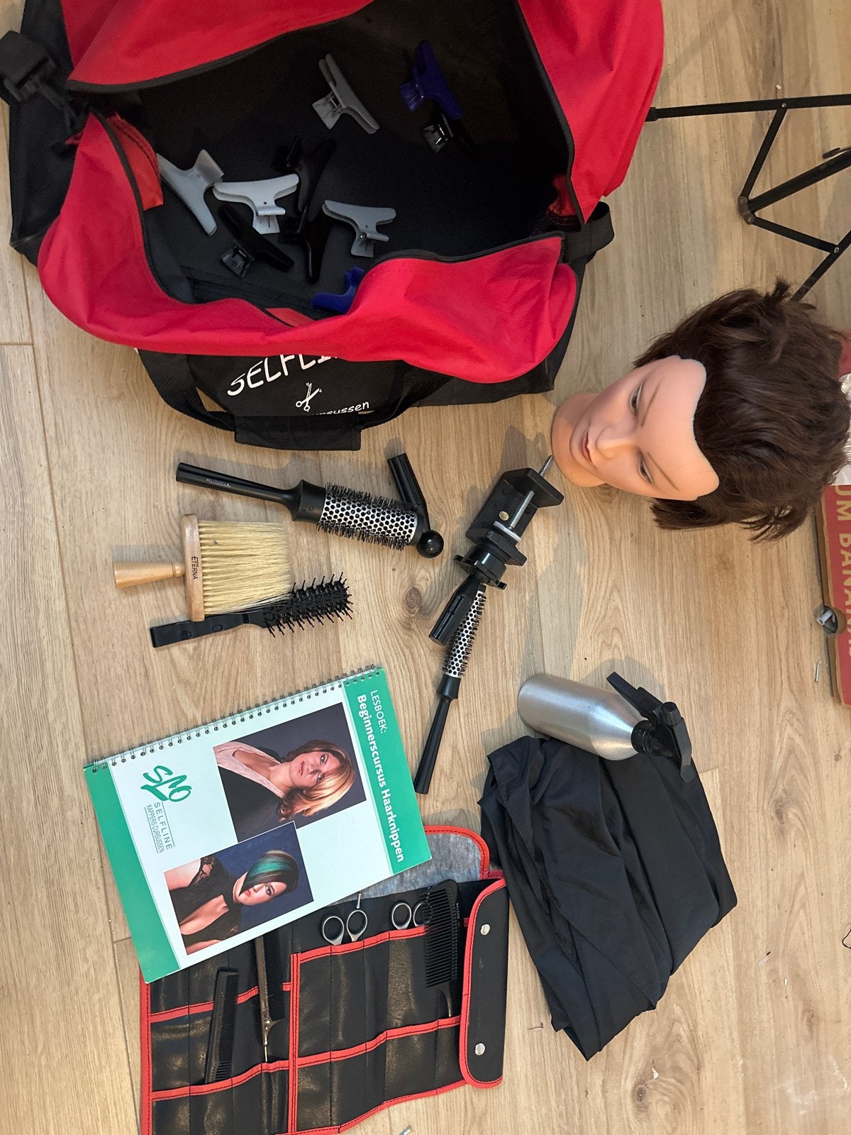 Kappers beginnerscursus set (Selfline) – compleet pakket, Ophalen of Verzenden, Zo goed als nieuw, Persoonlijke verzorging