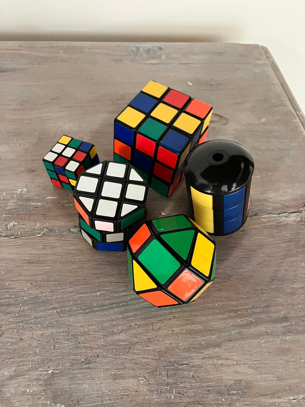 Rubik’s Cube en vier andere 3d puzzels, Hobby en Vrije tijd, Denksport en Puzzels, Ophalen of Verzenden, Minder dan 500 stukjes