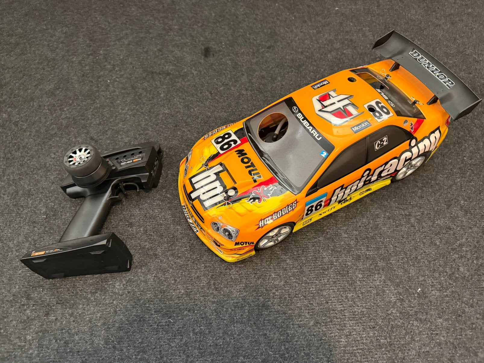 Hpi nitro rs4 3 evo +, Gebruikt, Ophalen of Verzenden, Schaal 1:10, Auto onroad