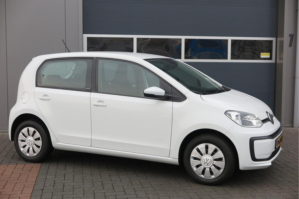 Volkswagen up! 1.0 49kw 66pk Active, Cruisecontrol , Stoelve, 12 maanden, Stof, Gebruikt, 4 stoelen