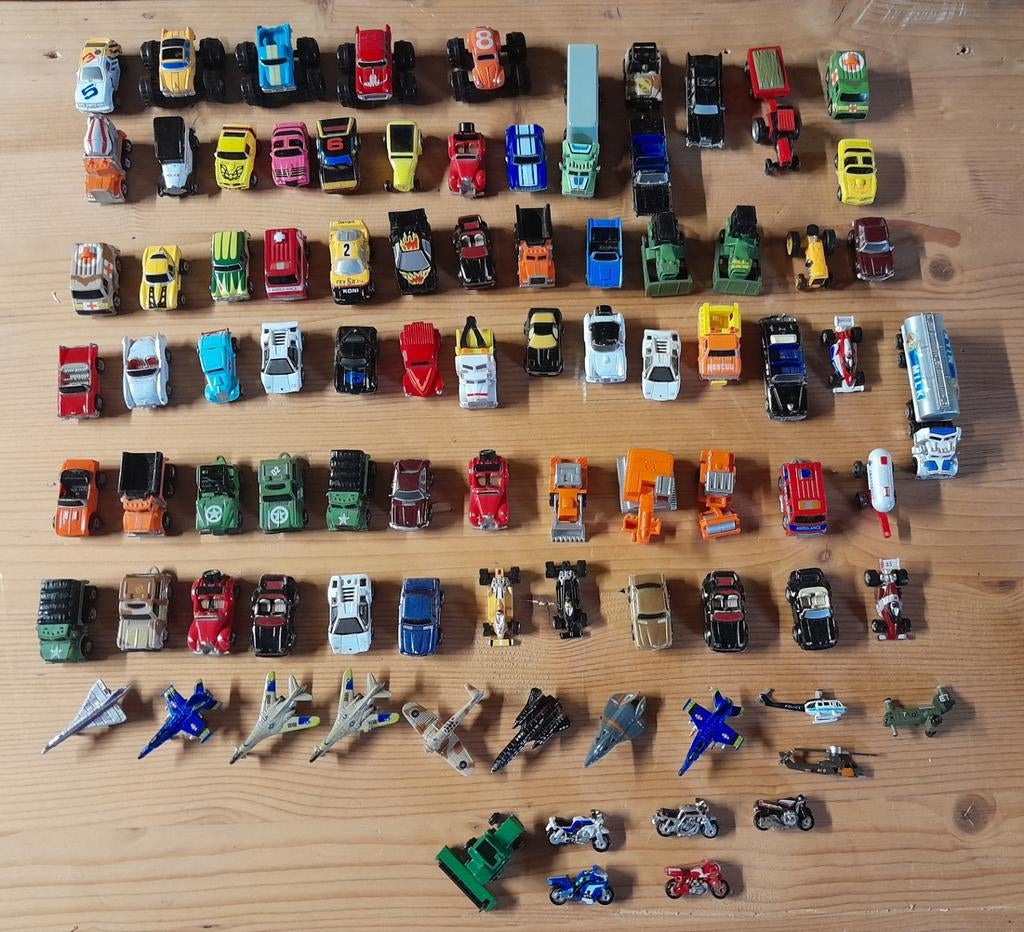 Micro machines voertuigen belachelijk veel, Ophalen of Verzenden, Gebruikt